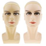 Male Mannequin Head Wig Making Hat Display Model Stand Manikin w/ Net Cap Yellow Color