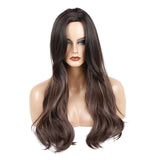 Max Women Heat Resistant Long Curly Wig Hairpieces Synthetic Cosplay Wig 62 cm