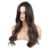 Max Women Heat Resistant Long Curly Wig Hairpieces Synthetic Cosplay Wig 62 cm