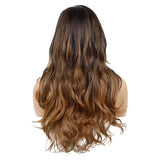 Max Women Heat Resistant Long Curly Wig Hairpieces Synthetic Cosplay Wig 60 cm
