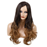 Max Women Heat Resistant Long Curly Wig Hairpieces Synthetic Cosplay Wig 60 cm