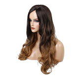 Max Women Heat Resistant Long Curly Wig Hairpieces Synthetic Cosplay Wig 60 cm