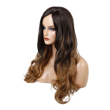 Max Women Heat Resistant Long Curly Wig Hairpieces Synthetic Cosplay Wig 60 cm