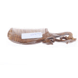 Maxbell Sandal Wood Wooden Hair Comb Anti Static Massage Natural Brush Regular Teeth Handmade for Women Men Kids