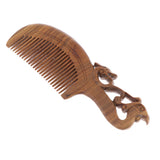 Maxbell Sandal Wood Wooden Hair Comb Anti Static Massage Natural Brush Regular Teeth Handmade for Women Men Kids