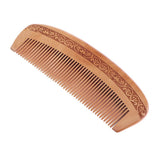 Maxbell Wood Fine Tooth Anti-static Mahogany Comb Scalp Massage Wooden Combs L