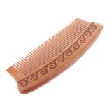 Maxbell Wood Fine Tooth Anti-static Mahogany Comb Head Massage Wooden Combs J16a - Aladdin Shoppers