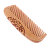 Maxbell Wood Fine Tooth Anti-static Mahogany Comb Head Massage Wooden Combs J16c