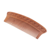 Maxbell Wood Fine Tooth Anti-static Mahogany Comb Head Massage Wooden Combs J16d