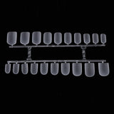 Maxbell 300PCS Clear Nail Tips False Nail Practice Salon Home DIY Nail Art Tools Square