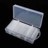 Maxbell 300PCS Clear Nail Tips False Nail Practice Salon Home DIY Nail Art Tools Square
