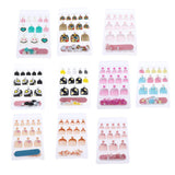 Maxbell 24pcs False Toe Nails French Full Toenails Feet Nail Art Fake Decoration HY-TN-4025