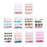 Maxbell 24pcs False Toe Nails French Full Toenails Feet Nail Art Fake Decoration HY-TN-4025