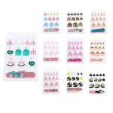 Maxbell 24pcs False Toe Nails French Full Toenails Feet Nail Art Fake Decoration HY-TN-4025