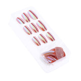 Maxbell 24 Pieces Nail Art Tips False Nails Salon DIY Manicure Tool 06