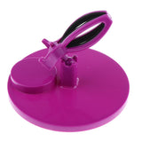 Maxbell Hands Free Anti-Spill Nail Polish Bottle Holder Grip & Clip for DIY Nail Art Purple