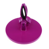 Maxbell Hands Free Anti-Spill Nail Polish Bottle Holder Grip & Clip for DIY Nail Art Purple