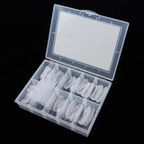 Max 120PCS Clear Nail Tips False Nail Practice Salon DIY Nail Art Tools PS200-1