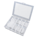 Max 120PCS Clear Nail Tips False Nail Practice Salon DIY Nail Art Tools PS200-1