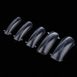 Max 120PCS Clear Nail Tips False Nail Practice Salon DIY Nail Art Tools PS200-1