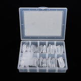 Max 120PCS Clear Nail Tips False Nail Practice Salon DIY Nail Art Tools PS200-1