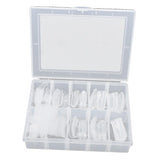 Max 120PCS Clear Nail Tips False Nail Practice Salon DIY Nail Art Tools PS200-1