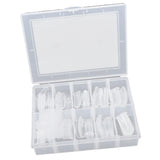 Max 120PCS Clear Nail Tips False Nail Practice Salon DIY Nail Art Tools PS200-1