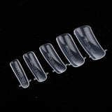 Max 120PCS Clear Nail Tips False Nail Practice Salon DIY Nail Art Tools PS200-1