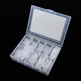Max 120PCS Clear Nail Tips False Nail Practice Salon DIY Nail Art Tools PS200-2