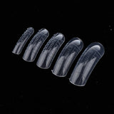 Max 120PCS Clear Nail Tips False Nail Practice Salon DIY Nail Art Tools PS200-2