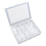 Max 120PCS Clear Nail Tips False Nail Practice Salon DIY Nail Art Tools PS200-2