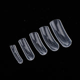 Max 120PCS Clear Nail Tips False Nail Practice Salon DIY Nail Art Tools PS200-2
