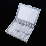 Max 120PCS Clear Nail Tips False Nail Practice Salon DIY Nail Art Tools PS200-4