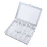 Max 120PCS Clear Nail Tips False Nail Practice Salon DIY Nail Art Tools PS200-4