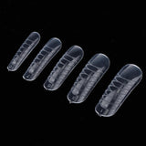 Max 120PCS Clear Nail Tips False Nail Practice Salon DIY Nail Art Tools PS200-4