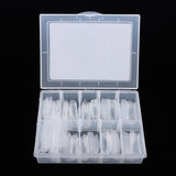 Max 120PCS Clear Nail Tips False Nail Practice Salon DIY Nail Art Tools PS200-4