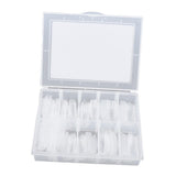 Max 120PCS Clear Nail Tips False Nail Practice Salon DIY Nail Art Tools PS200-4
