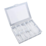 Max 120PCS Clear Nail Tips False Nail Practice Salon DIY Nail Art Tools PS200-4