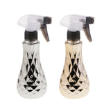 300ml Empty Mist Sprayer Bottle Hairdressing Salon Hair Spray Container Gold