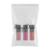 Maxbell 3 Color Matt Velvet Lip Gloss Liquid Lipstick Non-sticky Waterproof Makeup D
