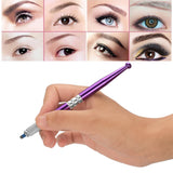 Maxbell Microblading Eyebrow Permanent Makeup Kit Tattoo Pen Needle Practice Skin Eyebrow C