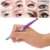 Maxbell Microblading Eyebrow Permanent Makeup Kit Tattoo Pen Needle Practice Skin Eyebrow D