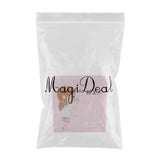 Maxbell 204pcs Makeup Facial Soft Cotton Pads for Face Make Up Nail Polish Removing Pink