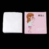 Maxbell 204pcs Makeup Facial Soft Cotton Pads for Face Make Up Nail Polish Removing Pink