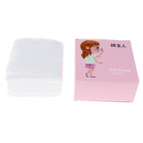 Maxbell 204pcs Makeup Facial Soft Cotton Pads for Face Make Up Nail Polish Removing Pink