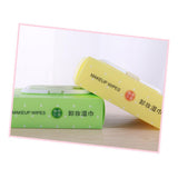 Maxbell 50pcs/Pack Mild Facial Cleansing Towelettes Makeup Remover Wipes Violet Flavor