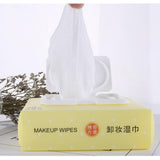 Maxbell 50pcs/Pack Mild Facial Cleansing Towelettes Makeup Remover Wipes Violet Flavor