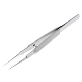 Maxbell Stainless Steel Micro Precision Tweezer Pointed Curved Straight Straight-Toothed
