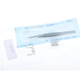 Maxbell Stainless Steel Micro Precision Tweezer Pointed Curved Straight Straight-Toothed