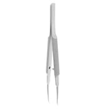 Maxbell Stainless Steel Micro Precision Tweezer Pointed Curved Straight Curved-Toothless